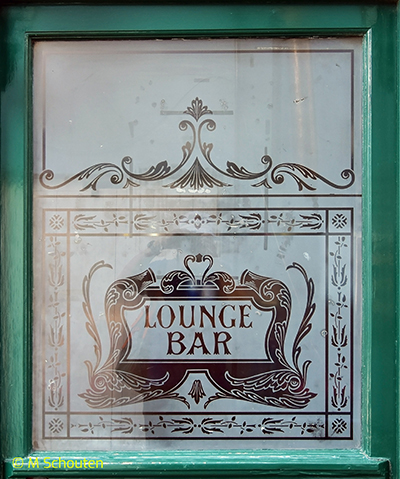 Lounge Bar Etched Window.  by Michael Schouten. Published on 